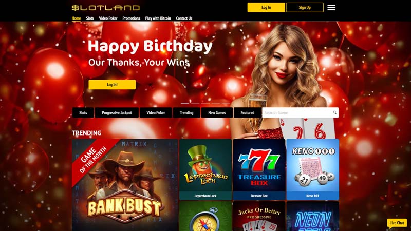 Thumbnail slotland-casino lobby