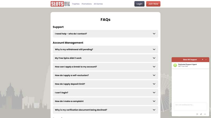 Thumbnail slots-uk support