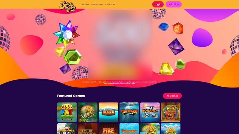 slotsbaby-casino lobby screenshot