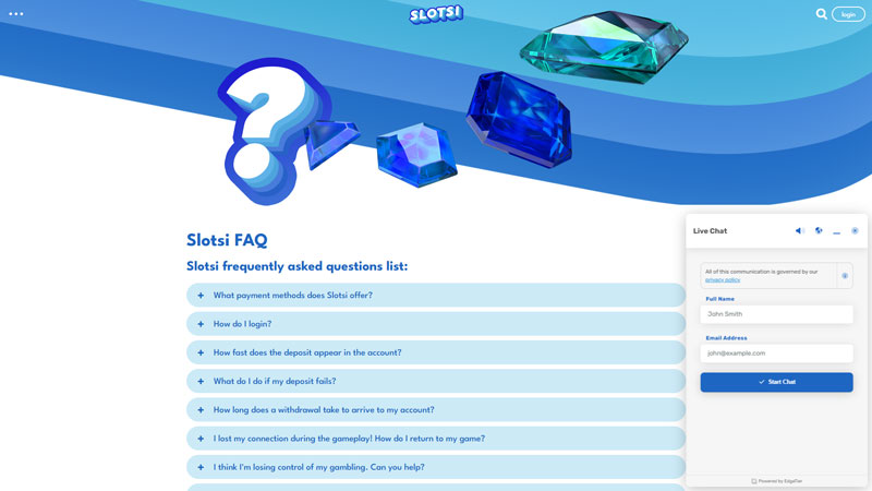 Thumbnail slotsi support