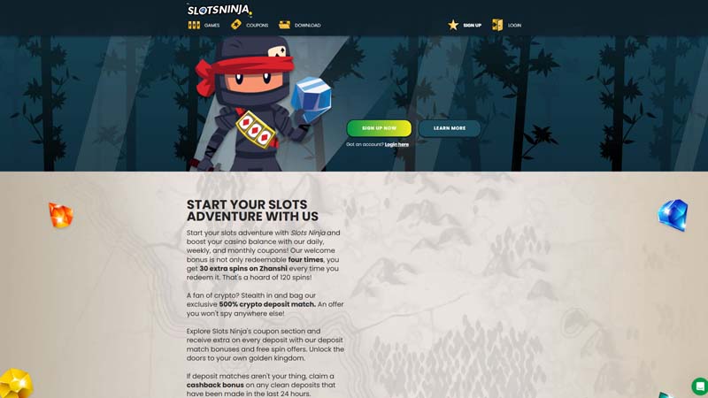 Thumbnail slotsninja lobby