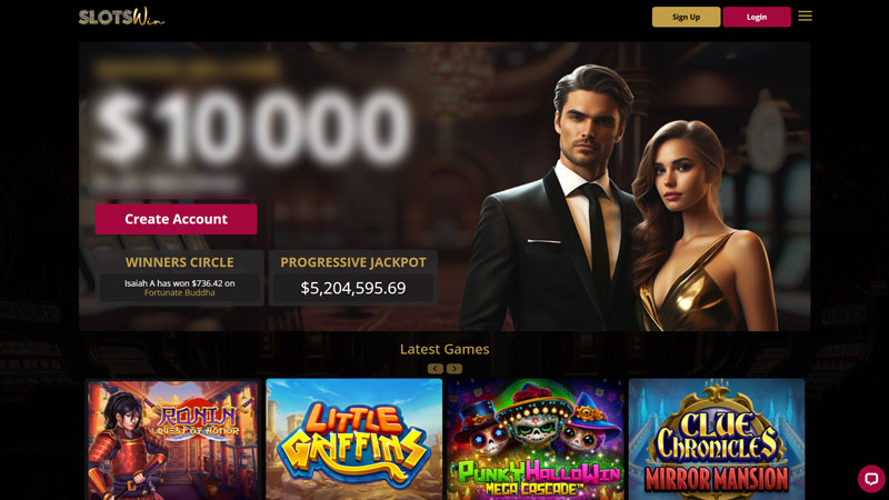 slotswin lobby screenshot