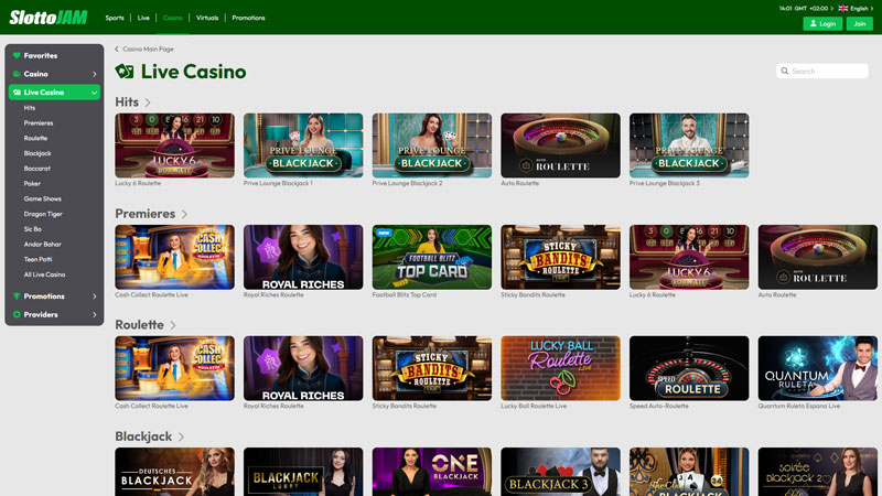 slottojam live screenshot