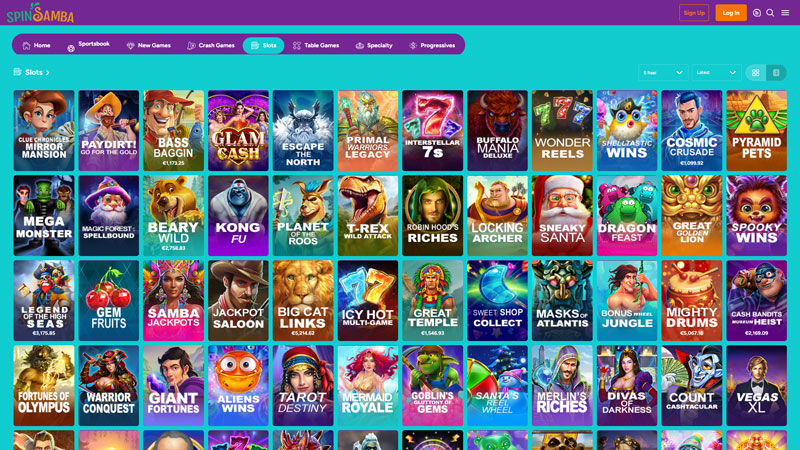 spin-samba slots screenshot