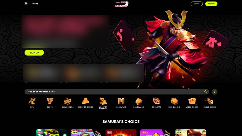 Thumbnail spin-samurai lobby