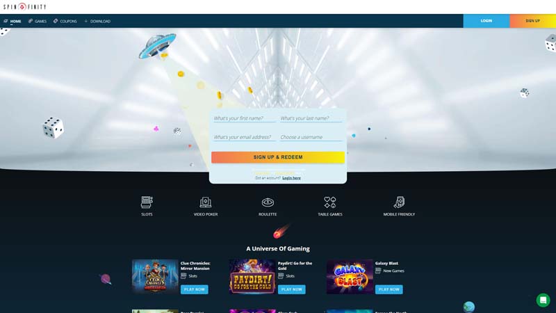 Thumbnail spinfinity lobby