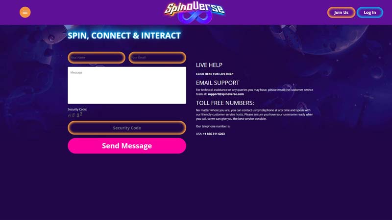 Thumbnail spinoverse support