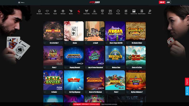 spinrider-casino slots screenshot