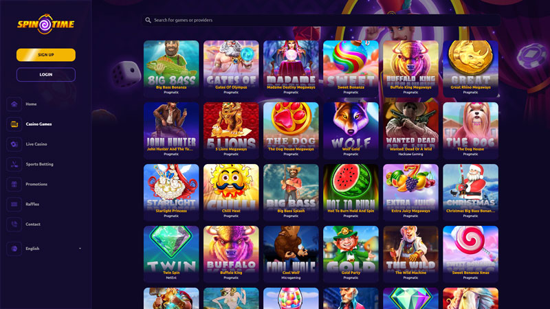 Thumbnail spintime slots