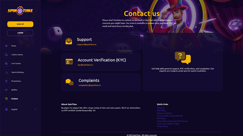 Thumbnail spintime support