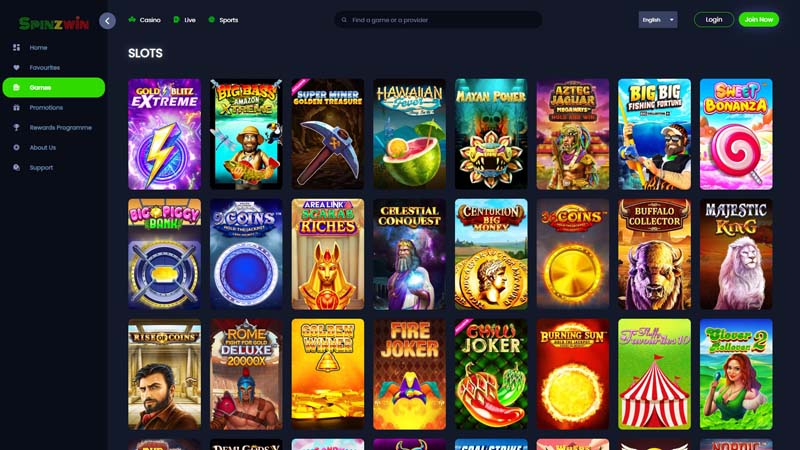 spinzwin-casino slots screenshot
