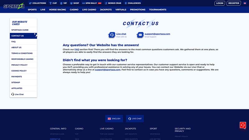 Thumbnail sportaza support