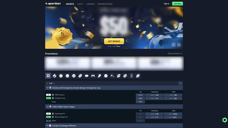 Thumbnail sportbet lobby