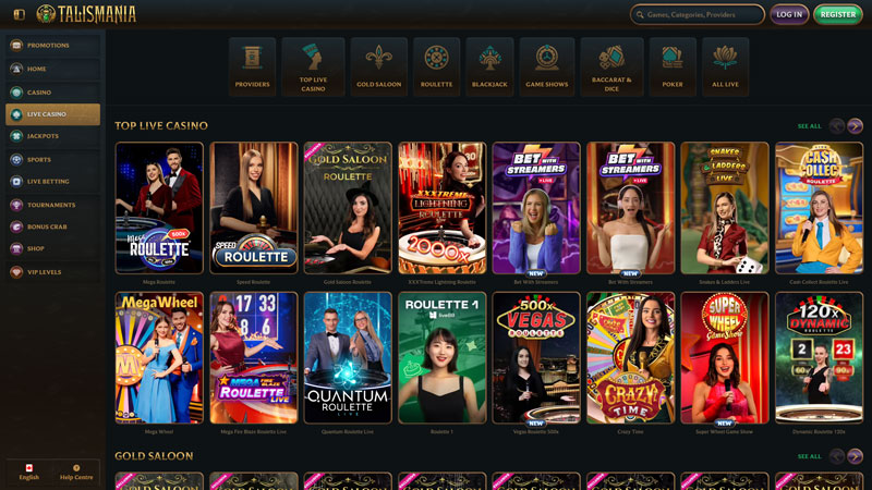 talismania live screenshot