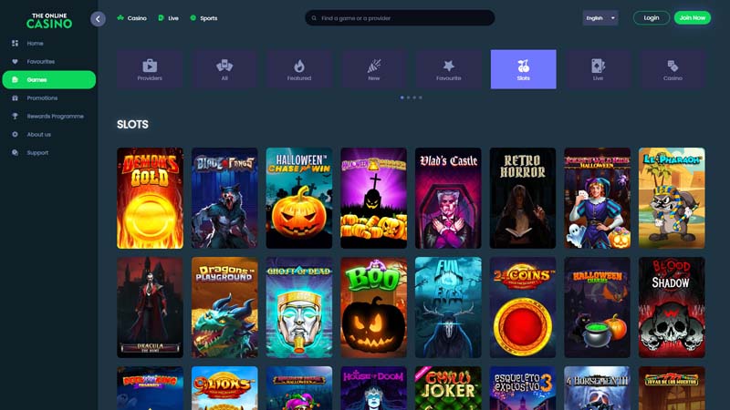 Thumbnail theonlinecasino slots