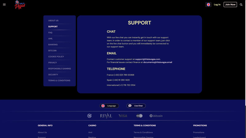 this-is-vegas support screenshot