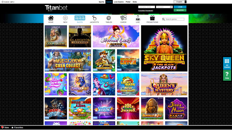 titanbet-casino slots screenshot