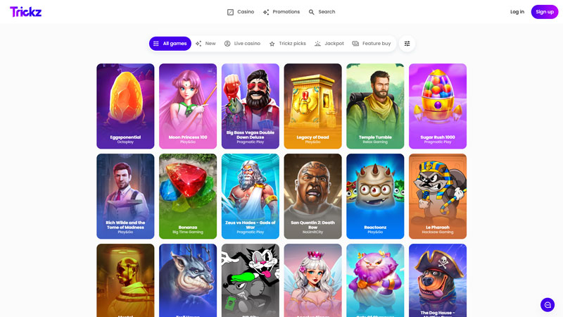 trickz slots screenshot