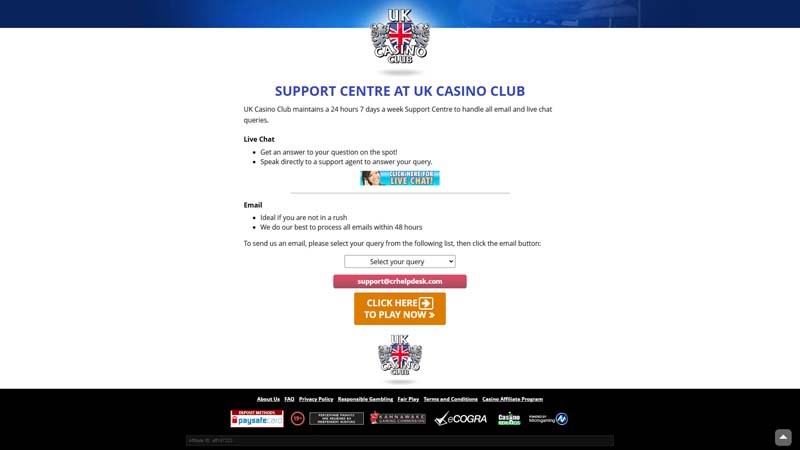 Thumbnail uk-casino-club support