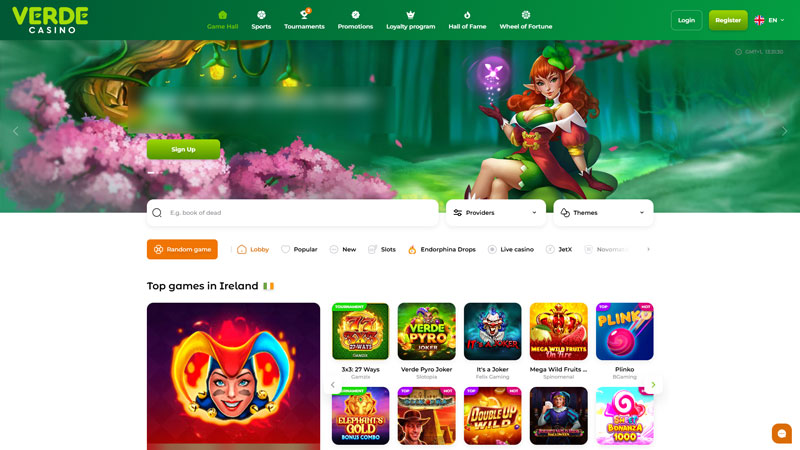 Thumbnail verde-casino lobby