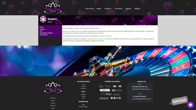 Thumbnail white-lotus support