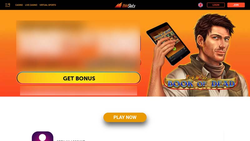 wildslots-casino lobby screenshot