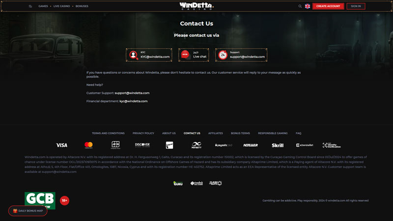 Thumbnail windetta support