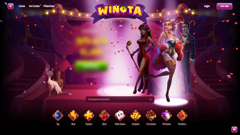 winota lobby screenshot