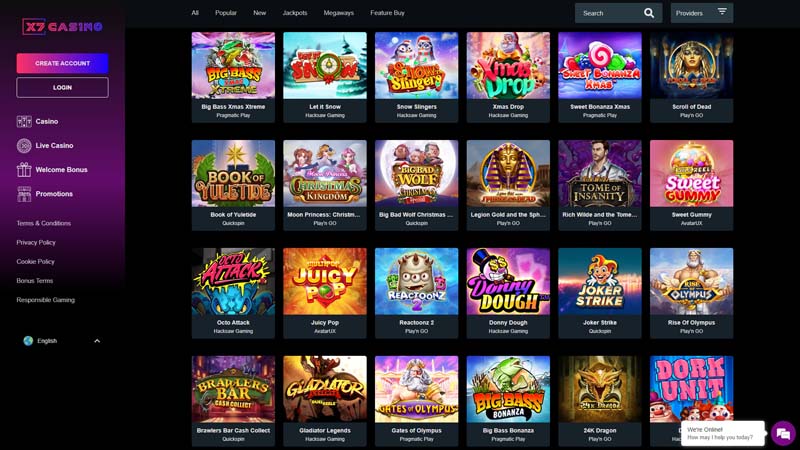 x7-casino slots screenshot