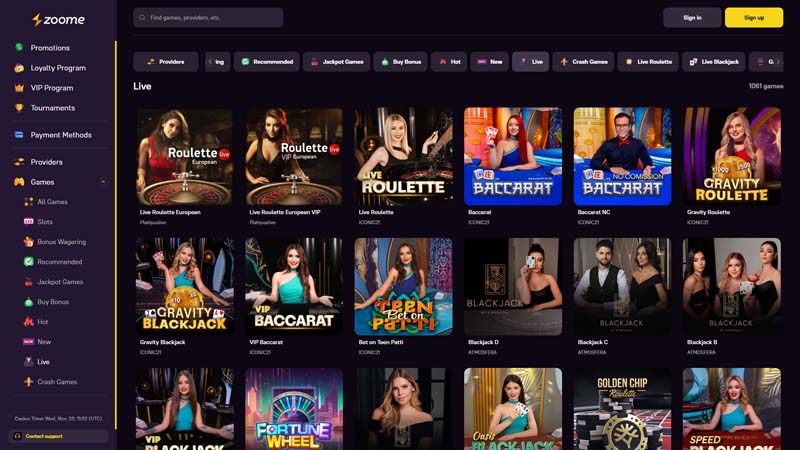 Thumbnail zoome live