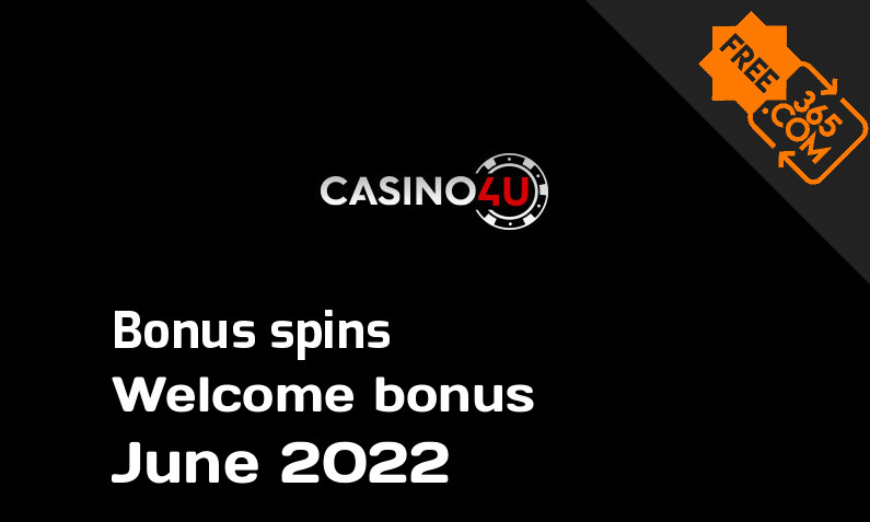Casino4U extra bonus spins June 2022, 100 extra spins