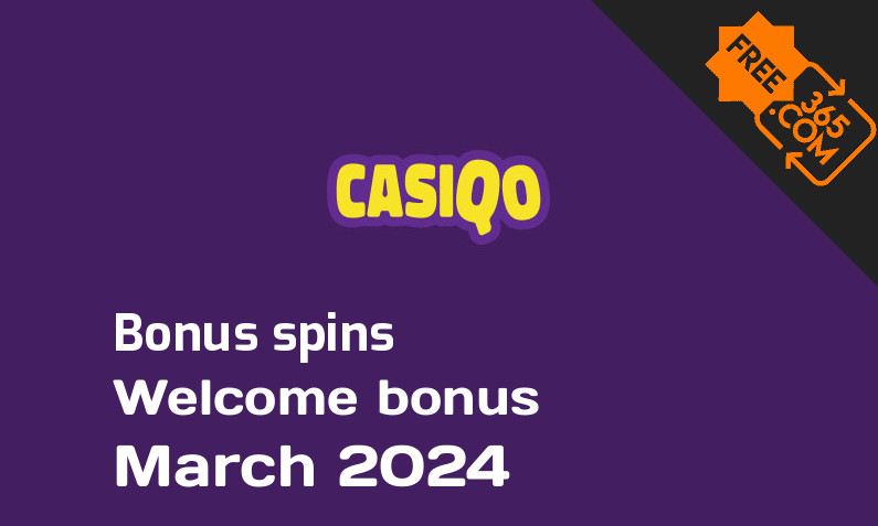 Casiqo extra spins, 250 bonus spins