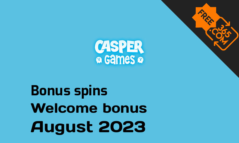 Casper Games extra spins, 500 bonus spins
