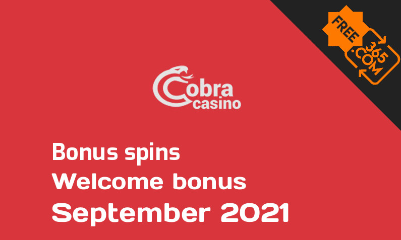 Cobra Casino bonus spins, 300 bonus spins