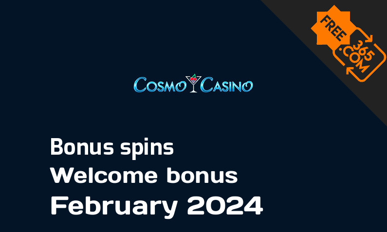 Cosmo Casino bonusspins, 150 extra spins
