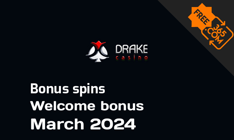 Drake Casino extra bonus spins, 180 bonusspins