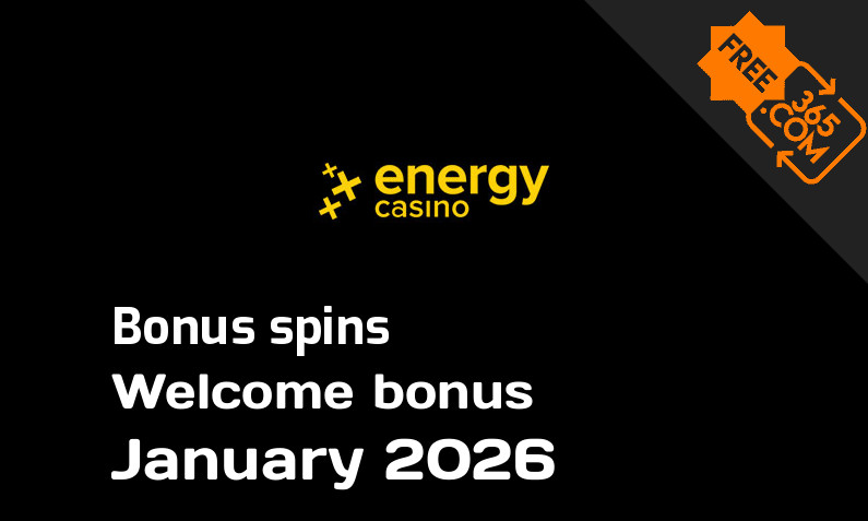 EnergyCasino bonus spins January 2026, 400 spins
