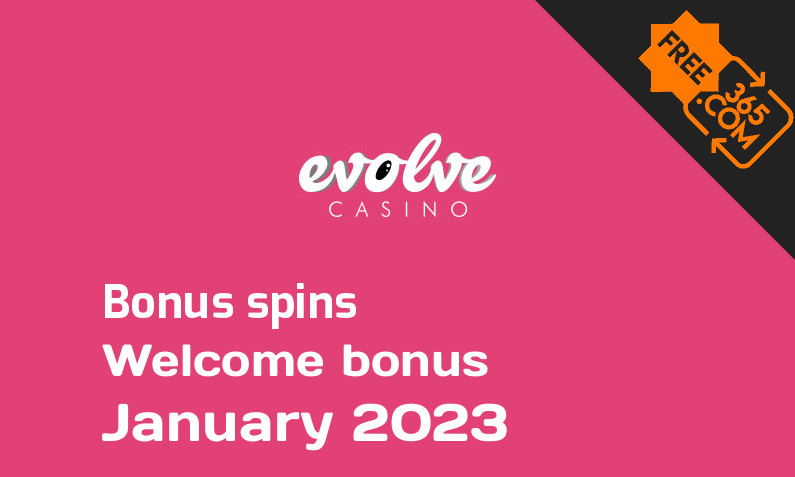 EvolveCasino extra bonus spins January 2023, 100 spins