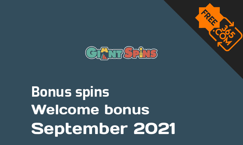 Giant Spins Casino bonus spins, 50 extra spins