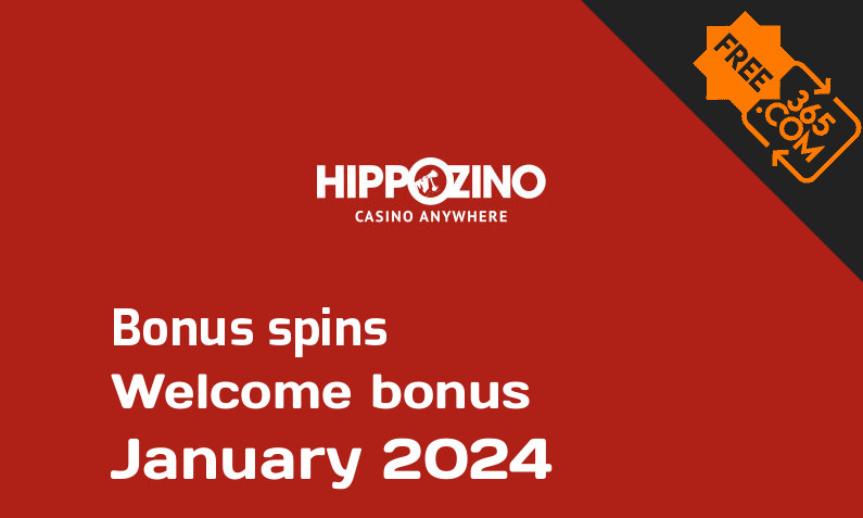 HippoZino Casino extra bonus spins January 2024, 50 bonus spins
