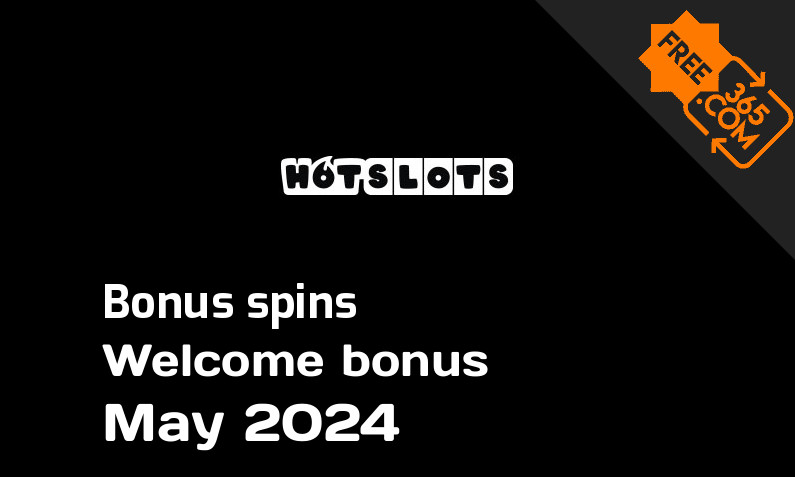 HotSlots extra spins, 50 bonus spins