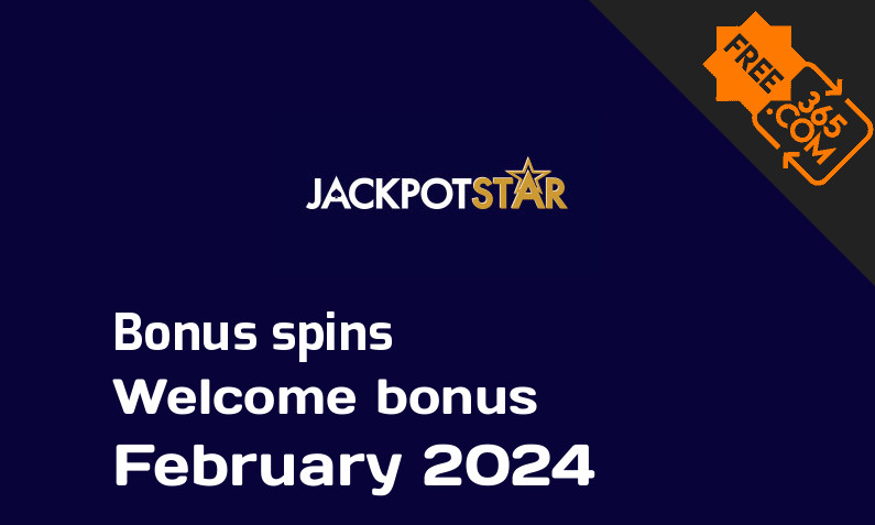 Jackpot Star bonus spins February 2024, 100 spins
