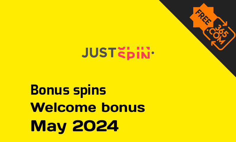 JustSpin extra bonus spins May 2024, 500 spins