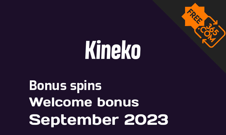 Kineko bonusspins September 2023, 100 extra bonus spins