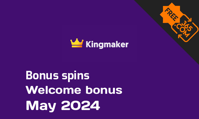 Kingmaker bonusspins, 25 bonusspins