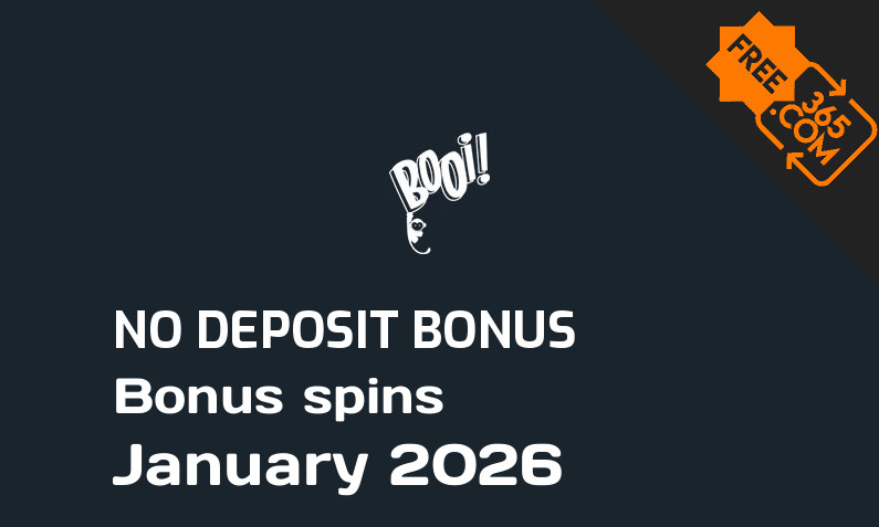 Latest Booi bonus spins no deposit January 2026, 20 no deposit bonus spins