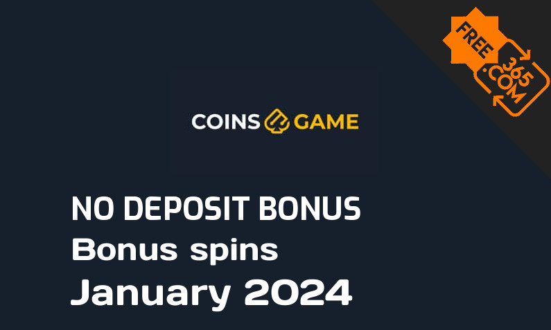 Latest Coins Game extra spin with no deposit requirement, 100 no deposit bonus spins