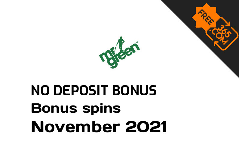 Latest Mr Green Casino extra spin with no deposit requirement, 10 no deposit bonus spins
