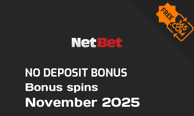 Latest NetBet Games bonus spins no deposit, 20 no deposit bonus spins