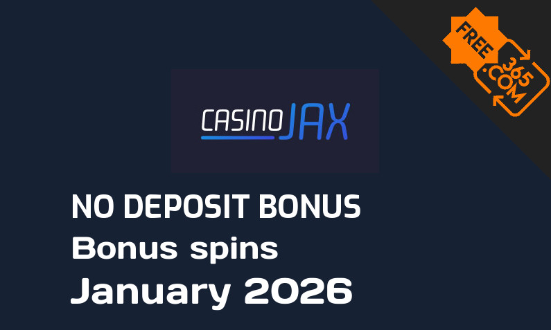 Latest no deposit bonus spins from Casino JAX January 2026, 25 no deposit bonus spins